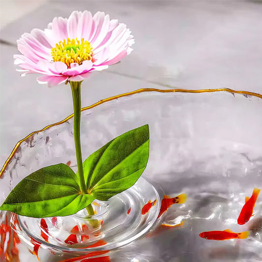 Kreatívny plávajúci držiak na kvetinové aranžmány