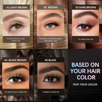 【Kúp 1 a získaj 1 zadarmo】☔Obojstranná ceruzka na obočie a štetec