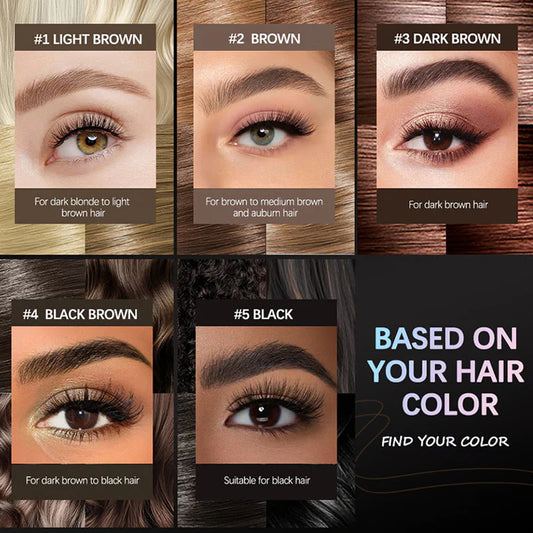 【Kúp 1 a získaj 1 zadarmo】☔Obojstranná ceruzka na obočie a štetec