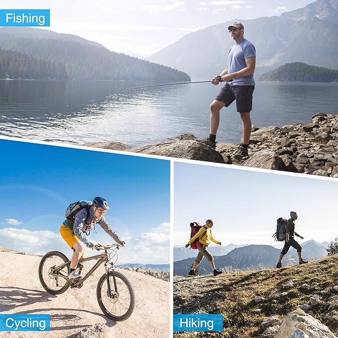 Slnečné okuliare s klipom, rybárske okuliare