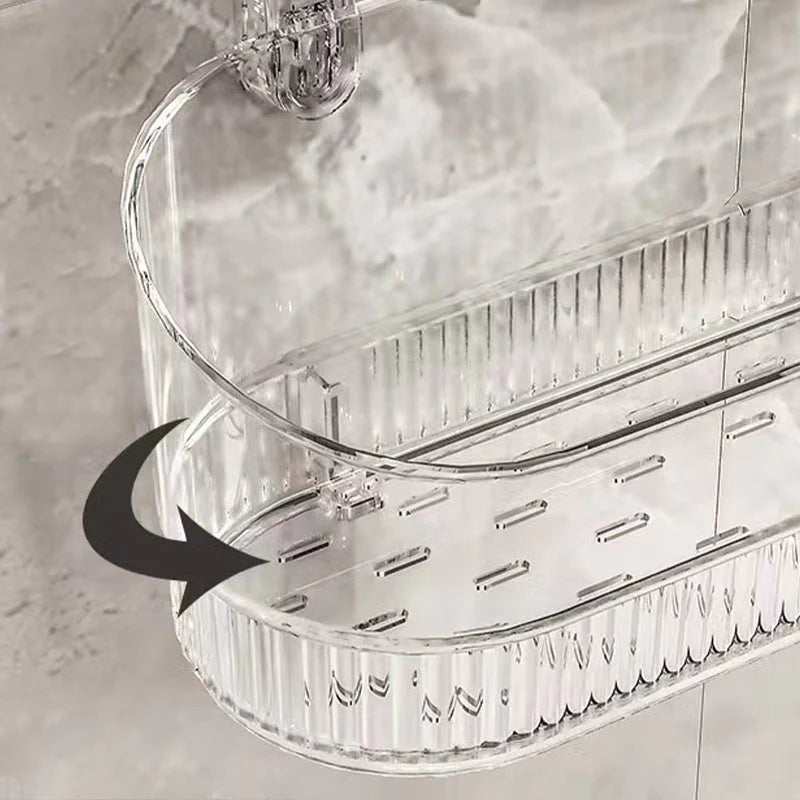 Revolučný nástenný organizér s prísavkami – dokonalý poriadok v kuchyni a kúpeľni!