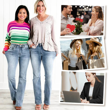 牛仔裤  01   ?Sprane jeansy ze stretchem podciągające brzuch i podnoszące biodra?