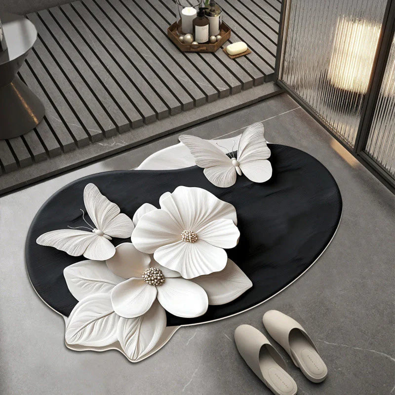 3D Realistisches Muster Rutschfeste Absorptionsmatte