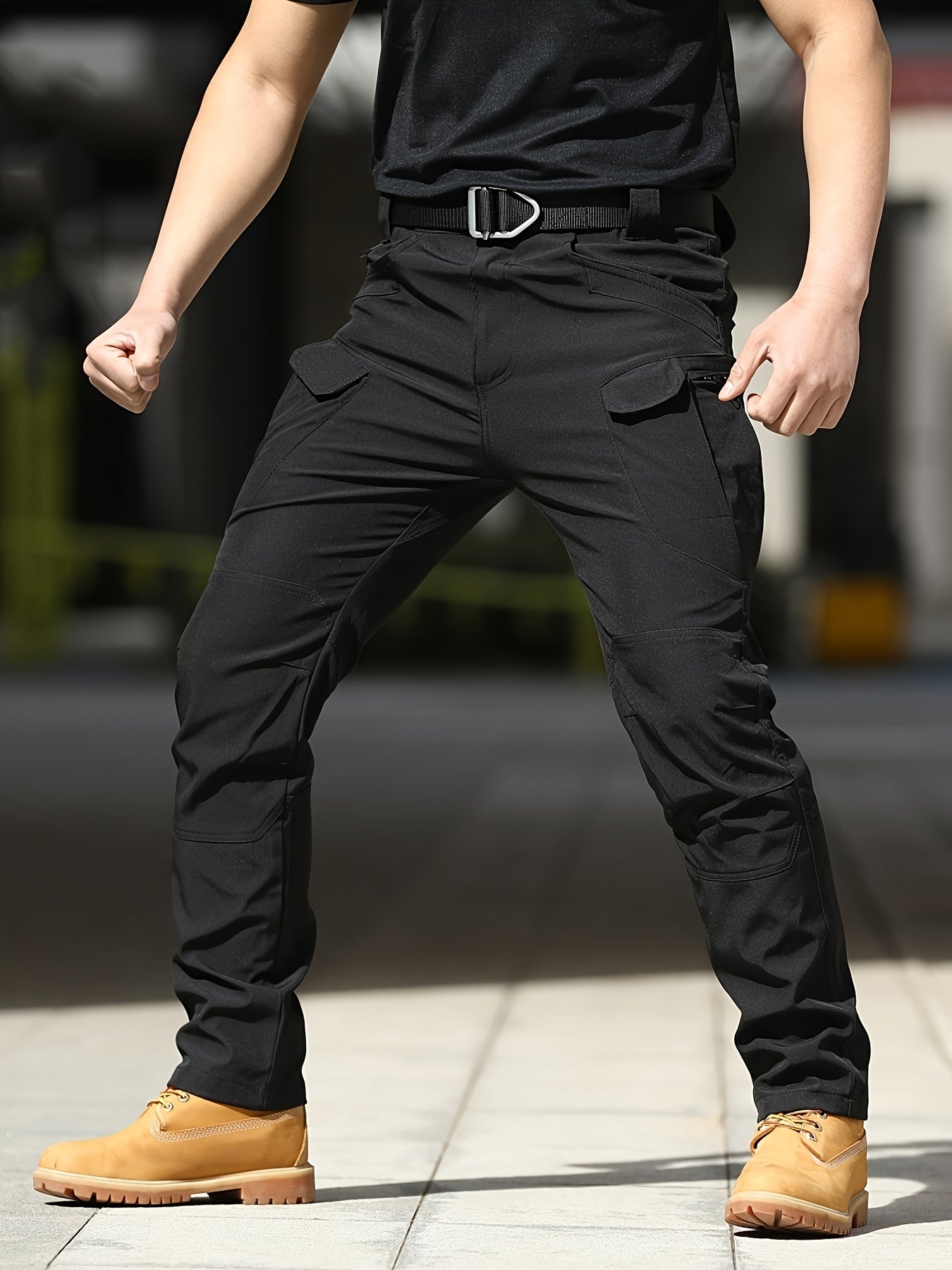 Pánske outdoorové softshellové turistické nohavice