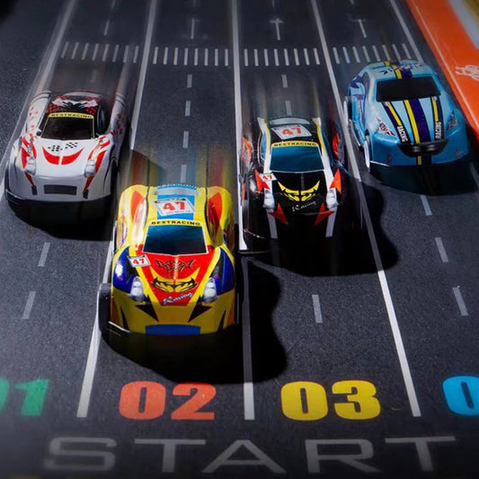 Sada 48 mini autíčok s odťahovacou plošinou a vstavanou garážou