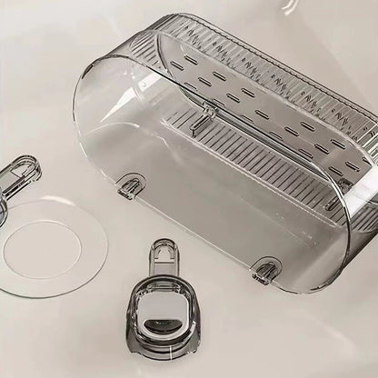 Revolučný nástenný organizér s prísavkami – dokonalý poriadok v kuchyni a kúpeľni!