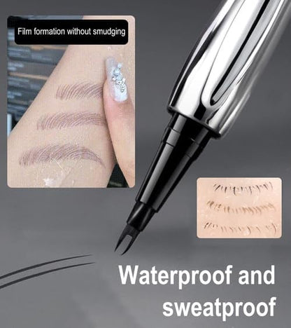 Dlhotrvajúca vodeodolná ceruzka na obočie s mikrovidličkovým hrotom