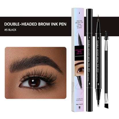 【Kúp 1 a získaj 1 zadarmo】☔Obojstranná ceruzka na obočie a štetec