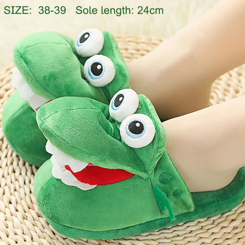 Funny Crocodile Slippers