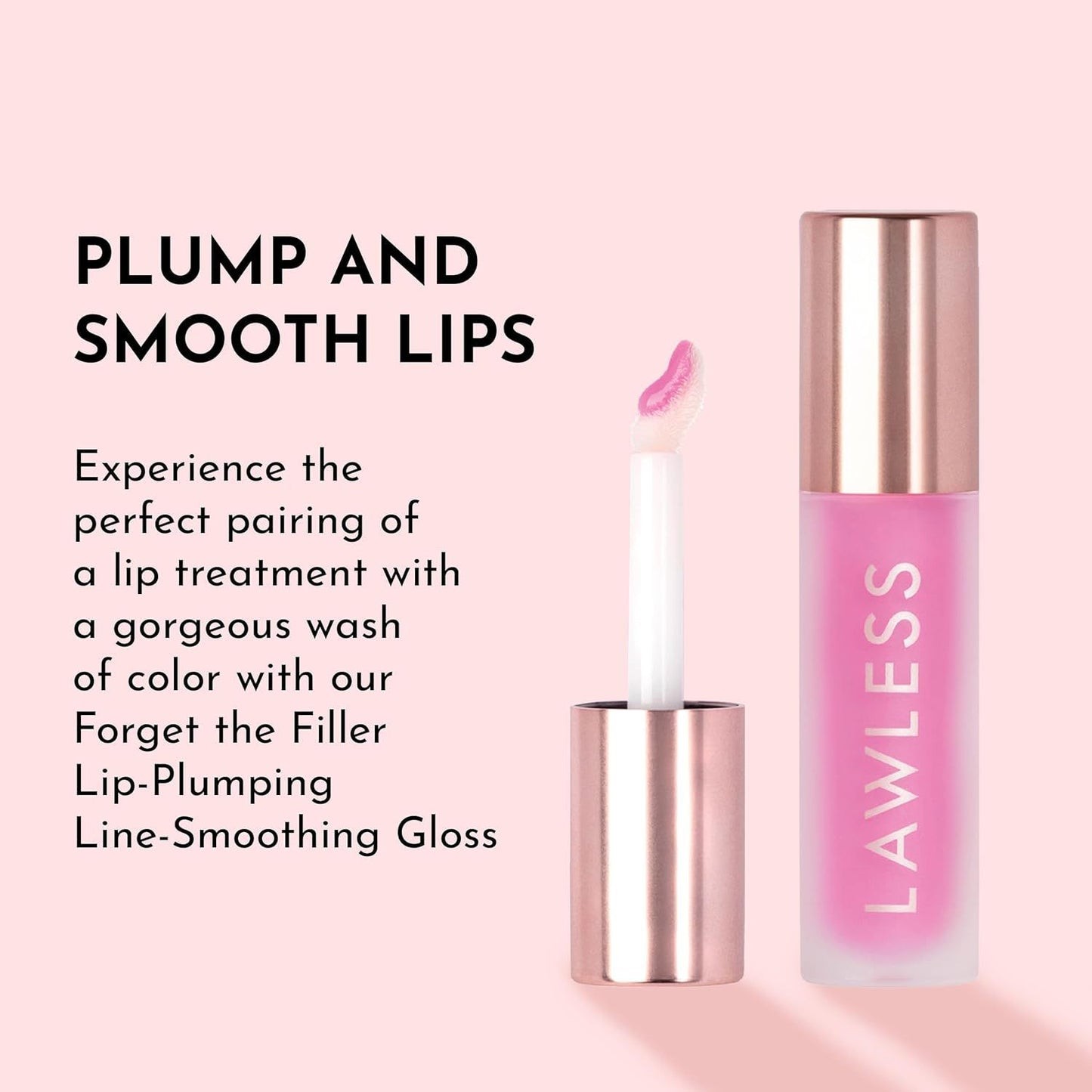 Zabudnite na vyhladzujúci lesk na pery Filler Lip Plumping Line