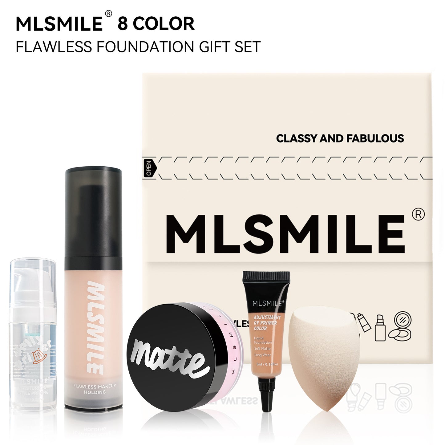 Matný púder na kontrolu mastnoty a hydratáciu. Korekčný podkladový make-up.