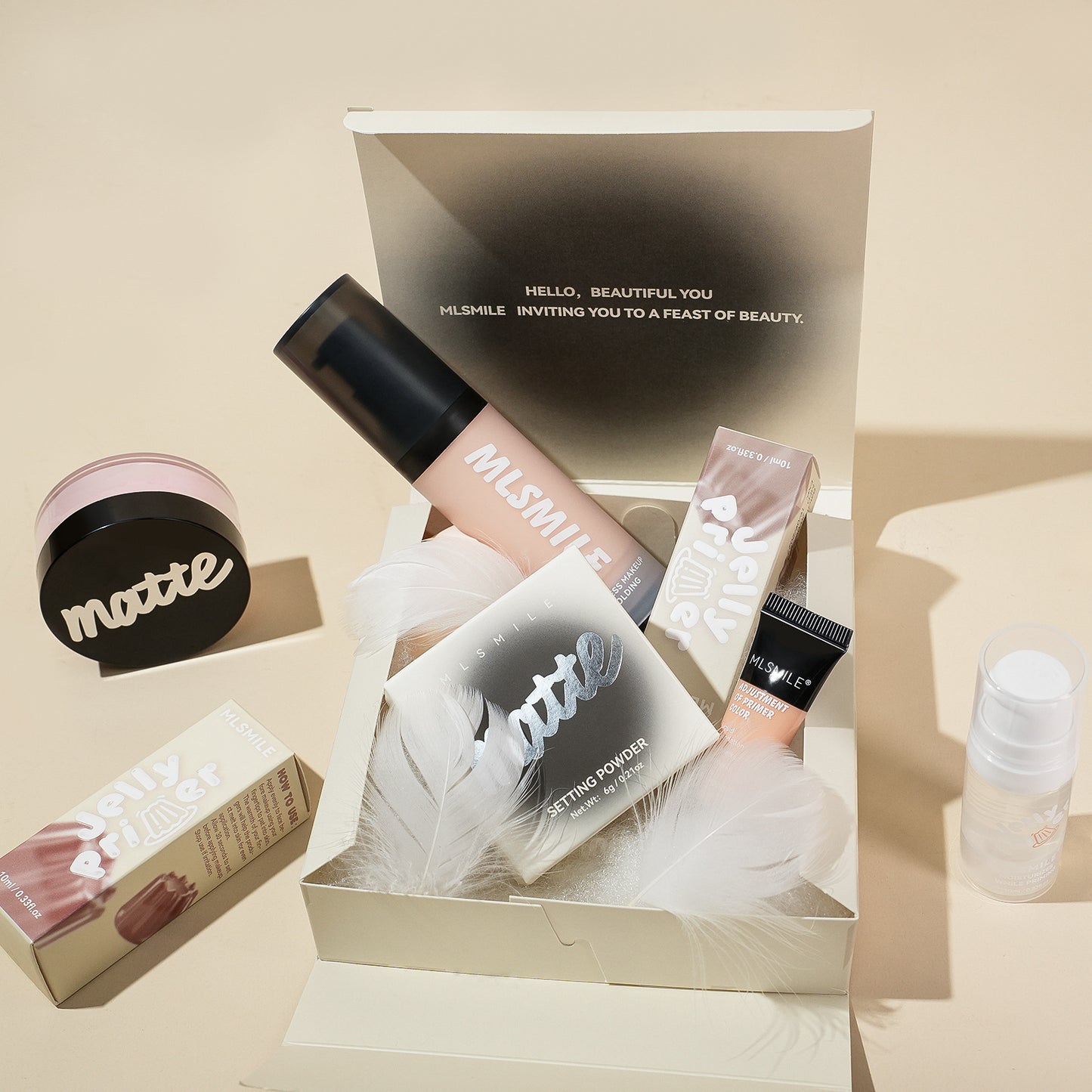 Matný púder na kontrolu mastnoty a hydratáciu. Korekčný podkladový make-up.