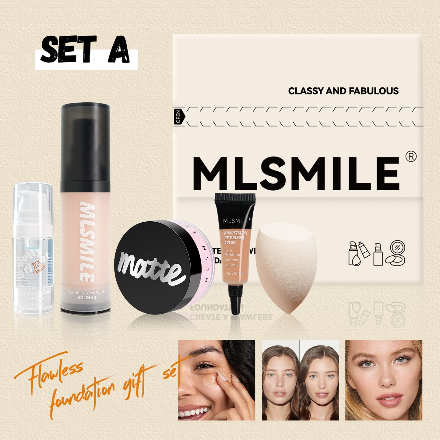 Matný púder na kontrolu mastnoty a hydratáciu. Korekčný podkladový make-up.