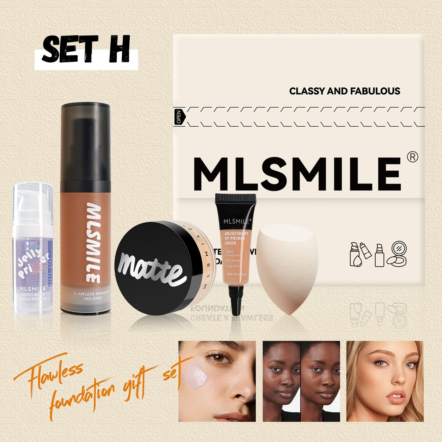 Matný púder na kontrolu mastnoty a hydratáciu. Korekčný podkladový make-up.