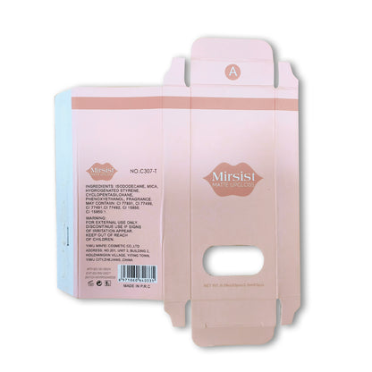 Sada dlhotrvajúcich leskov na pery, odolná voči rozmazávaniu a stála farba