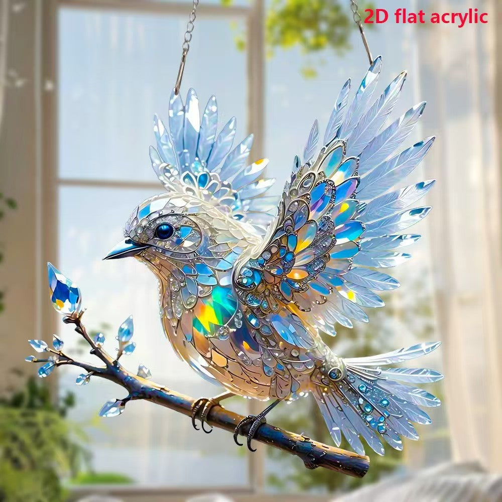 Biżuteria artystyczna Crystal Sky Bluebird Colour