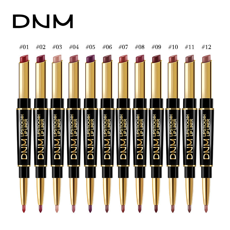 2-in-1 Waterproof Lipstick Lip Liner
