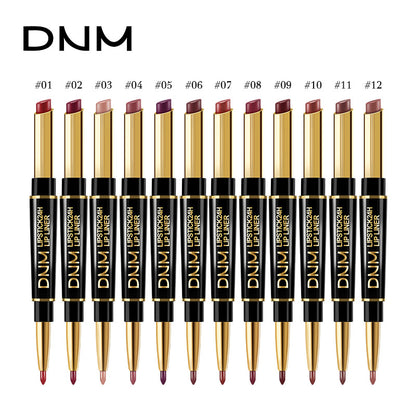 2-in-1 Waterproof Lipstick Lip Liner