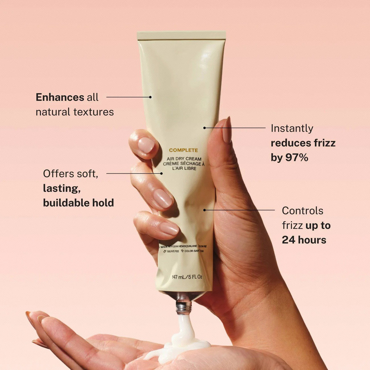 （🔥 Časovo obmedzený výpredaj: 70% zľava na druhú fľašu）Complete Air Dry Cream