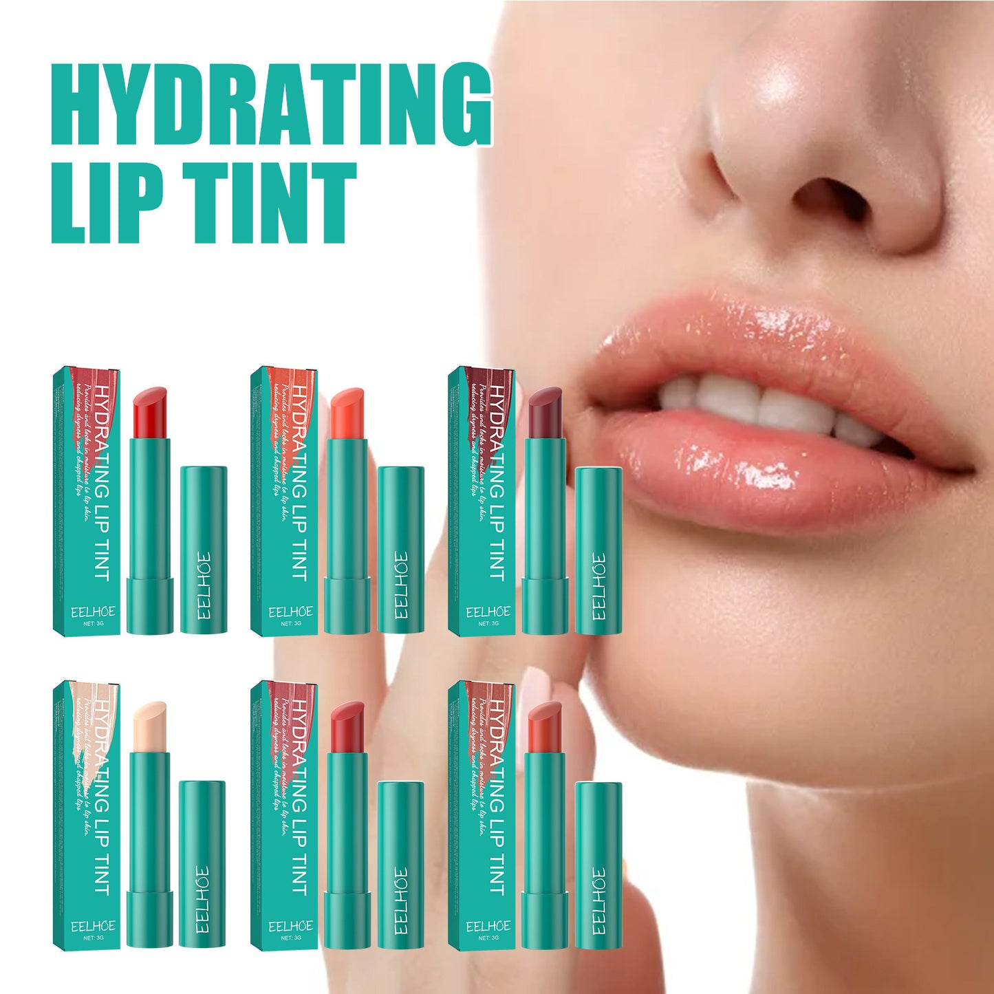 24-hodinový hydratačný odtieň na pery