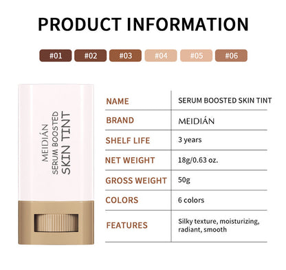 Foundation Stick Beauty Balm Serum Boosted Skin Tint?Free Concealer Brush