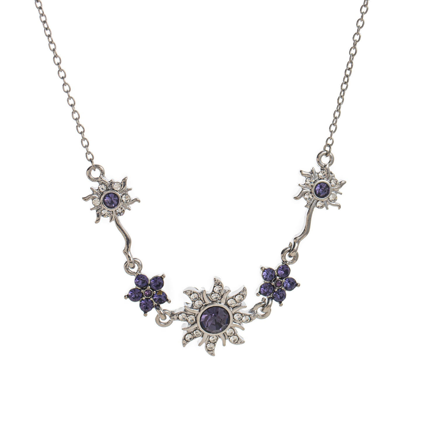 ✨Fialový kamienkový náramok so slnečnými výbojkami