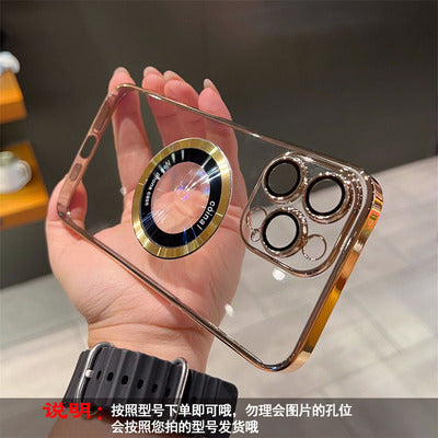 Transparentné magnetické púzdro pre iPhone