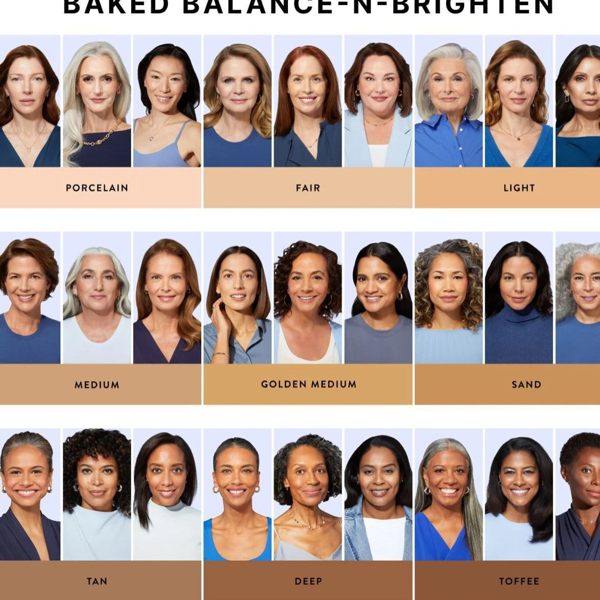 Vytvorte jemný make-up a odomknite štartovaciu sadu Baked (3 ks)