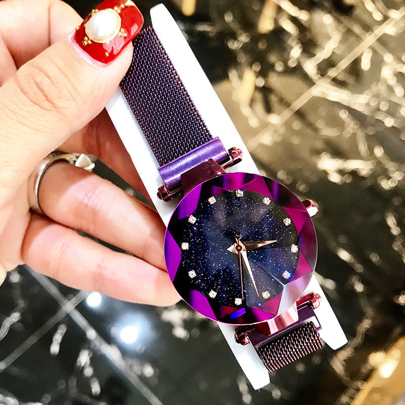 LuxMoon® – Hodinky s diamantovým dizajnom a sieťovaným remienkom + NÁRAMOK ZADARMO