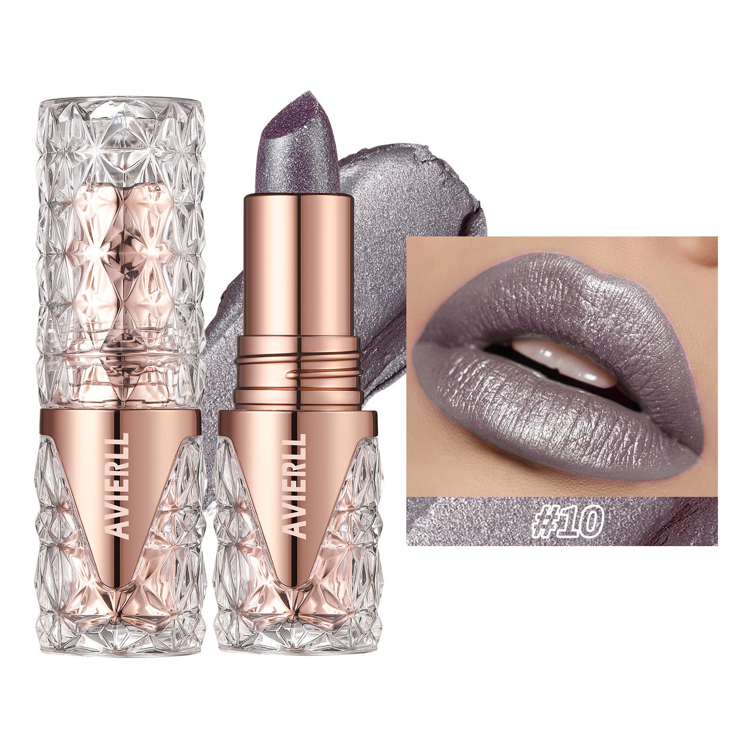 Aura Kiss Glitter Lipstick