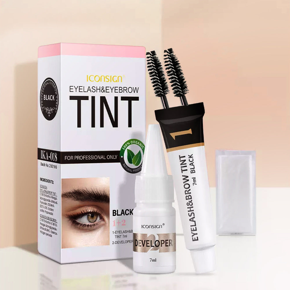 Sada na farbenie obočia, vodeodolná, rýchloschnúca