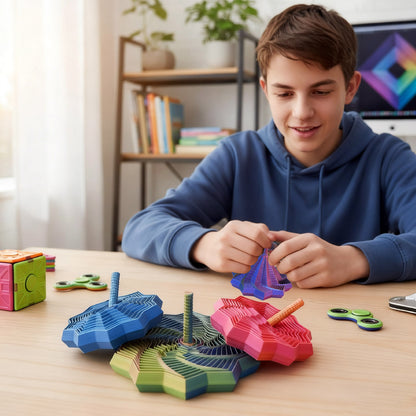 3D tlačená hračka Fidget Star Spinner