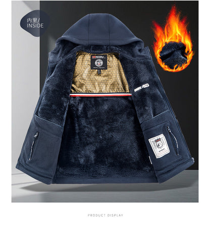 Pánska termoflísová bunda Graphene – ultrateplá zimná bunda s podšívkou Heat-Lock a vetruodolným dizajnom