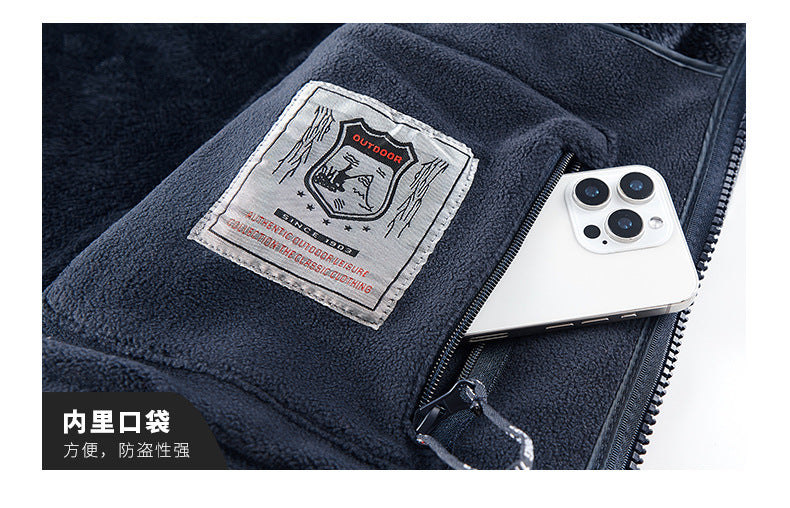 Pánska termoflísová bunda Graphene – ultrateplá zimná bunda s podšívkou Heat-Lock a vetruodolným dizajnom