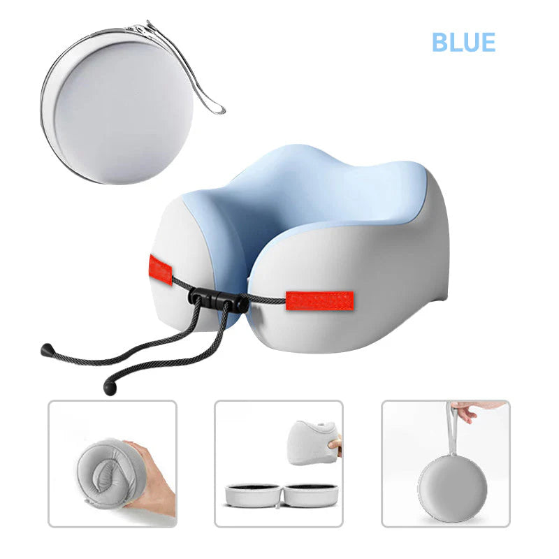 Vankúš na krk z pamäťovej peny v tvare U