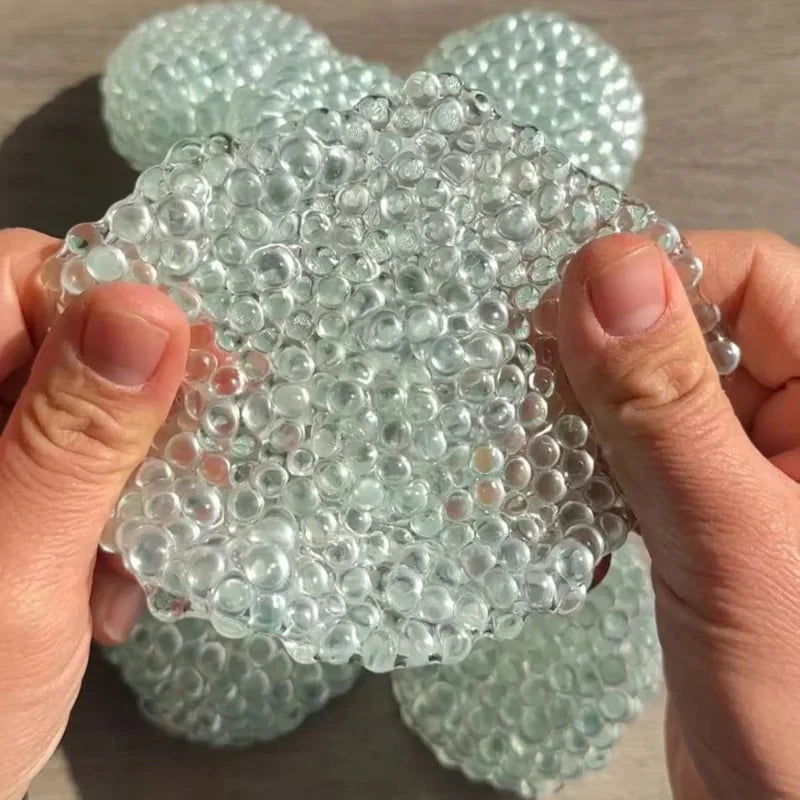 (🔥Kúp 2 a získaj 3 zadarmo🔥)Ručne vyrobené zelené sklenené guľôčky na odbúranie stresu