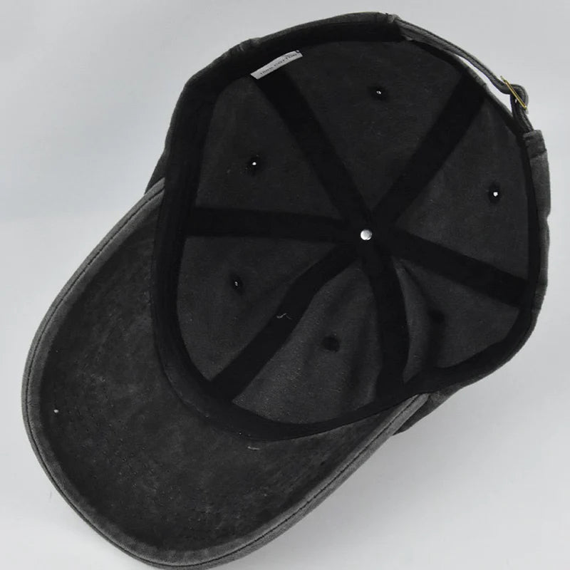 Roztomilá čierna mačka vintage baseballová čiapka