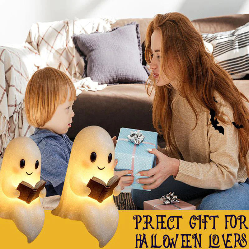 Roztomilé dekoratívne svetielka s duchmi na Halloween