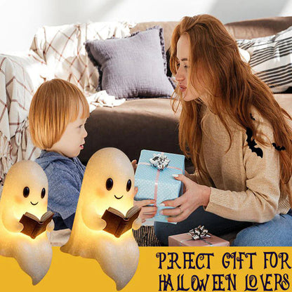 Roztomilé dekoratívne svetielka s duchmi na Halloween