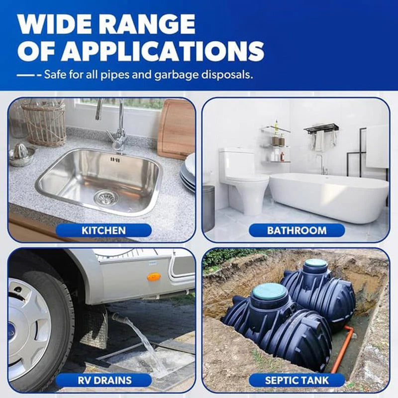 Silný gél na čistenie odtokov