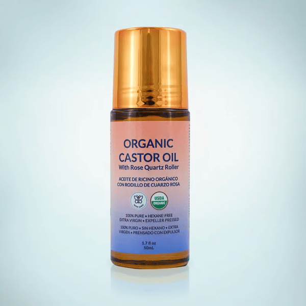 ✨ Roll-on s organickým ricínovým olejom - pre žiarivú pleť, svieže vlasy a relaxáciu