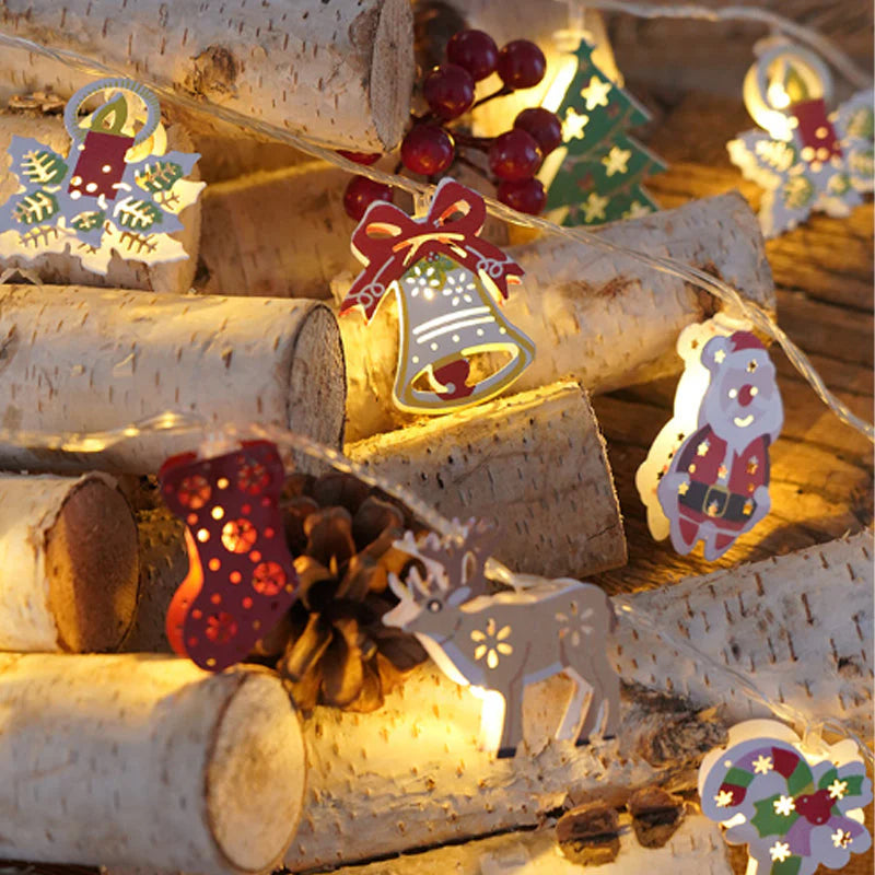 LED reťaz so Santa Clausom