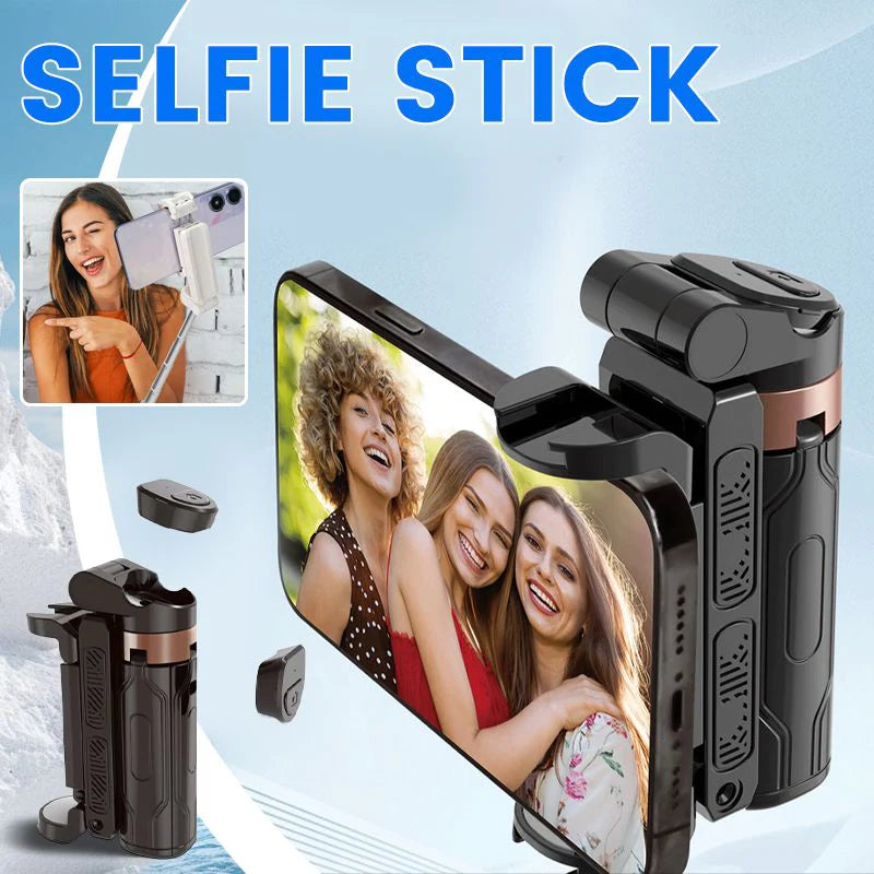 ?⏳Skladacia Bluetooth selfie tyč do vrecka so vstavaným statívom?