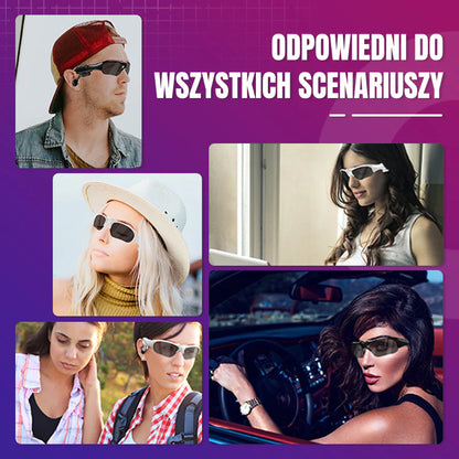 2025 Bezdrôtové Bluetooth polarizované športové okuliare