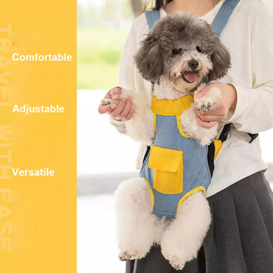 （🐶Výber roztomilých domácich miláčikov❤️）Prepravná taška pre mačky na prednej strane