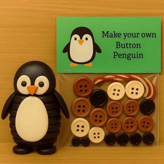 Vianočné ozdoby so zvieratkami vyrobené z gombíkov svojpomocne