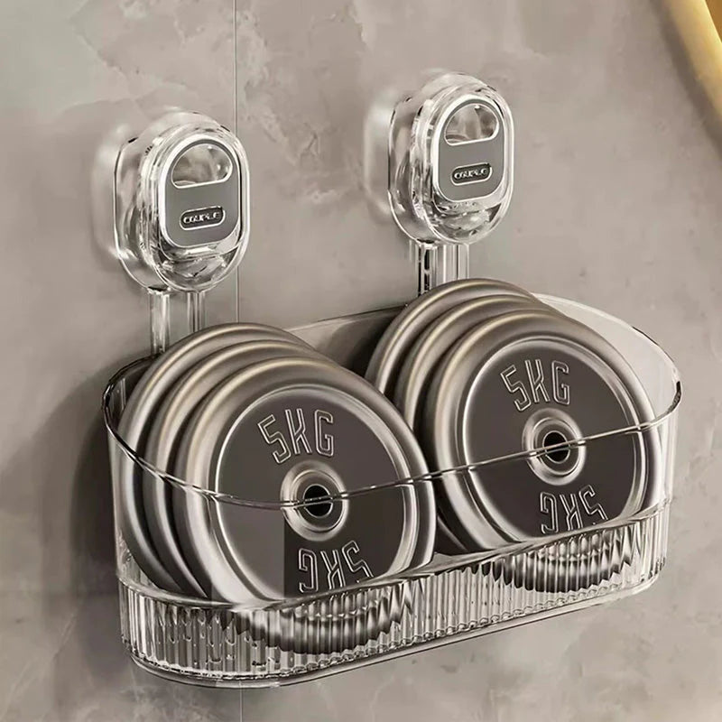 Revolučný nástenný organizér s prísavkami – dokonalý poriadok v kuchyni a kúpeľni!