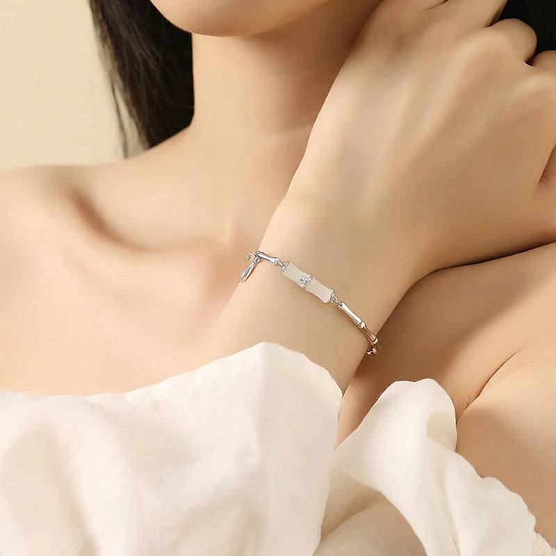 Náramok z bambusu a nefritu Hetian?