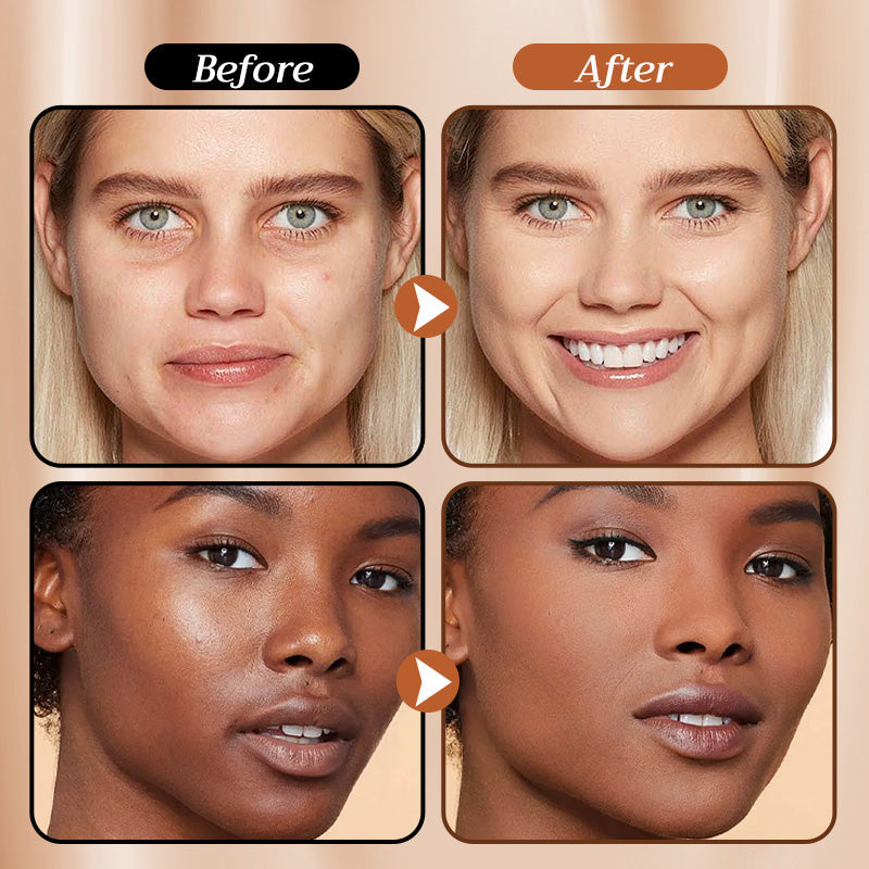 （🔥Kúp 1 získaj 1 zadarmo🔥）✨2025 Tyčinka s okamžitým krycím make-upom so vstavaným štetcom