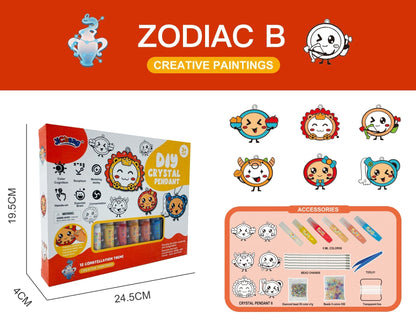 Sada na umenie a remeslá pre domácich majstrov s krištáľovými farbami